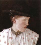head of a peasant girl